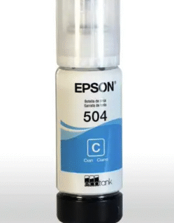 Botella de tinta EPSON Cyan T504