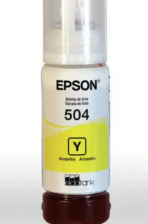 Botella de tinta EPSON Amarilla T504