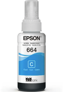 Botella de tinta EPSON Cyan T664